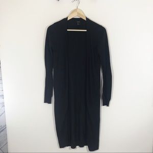 Forever 21 long grey cardigan